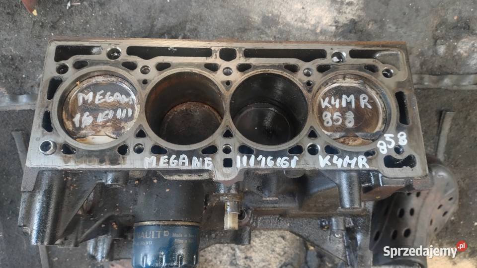 RENAULT MEGANE III 16 16V K4M R858 silnik dół świętokrzyskie Kielce