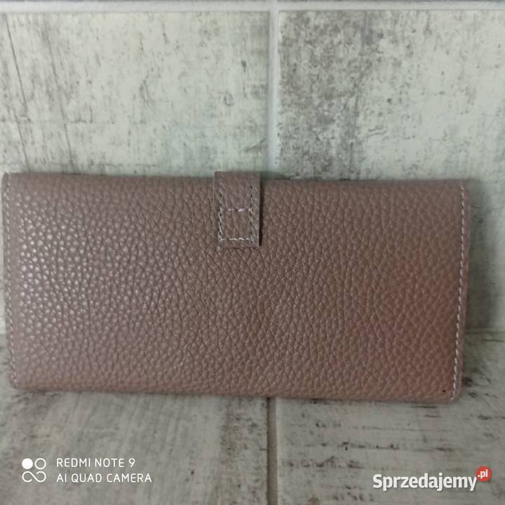 Portfel ala Hermes bezowy Lubartów