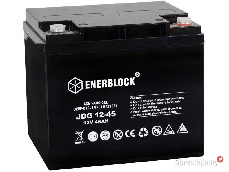 Akumulator ENERBLOCK AGM GEL Hybrid JDG1245 12V Kraków