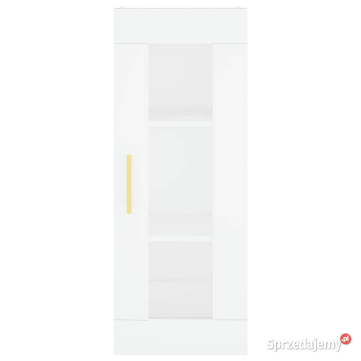 Wysoka szafka biała 345x34x180 materiał Warszawa sprzedam