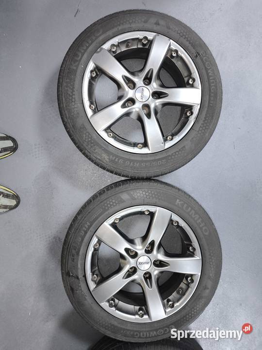 Alufelgi 16 5x110 opel z oponami kumho Ecowing Skała sprzedam