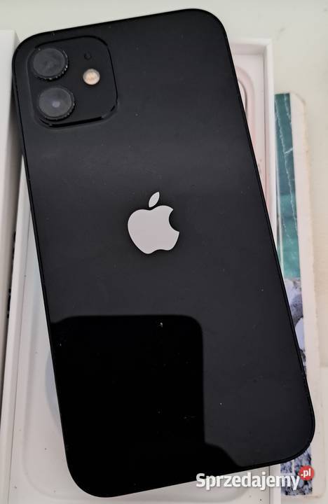 Iphone 12 czarny sprawny komplet Warszawa sprzedam