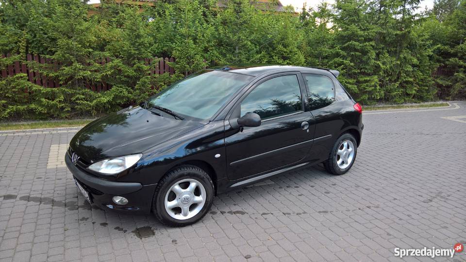 Peugeot 206 14 Benzyna 2d Czarny Alufelgi