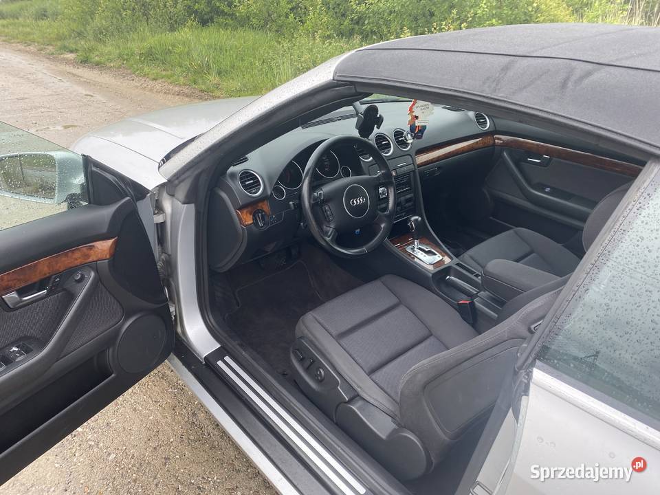Audi A4 cabrio 24 v6 srebrny Opole