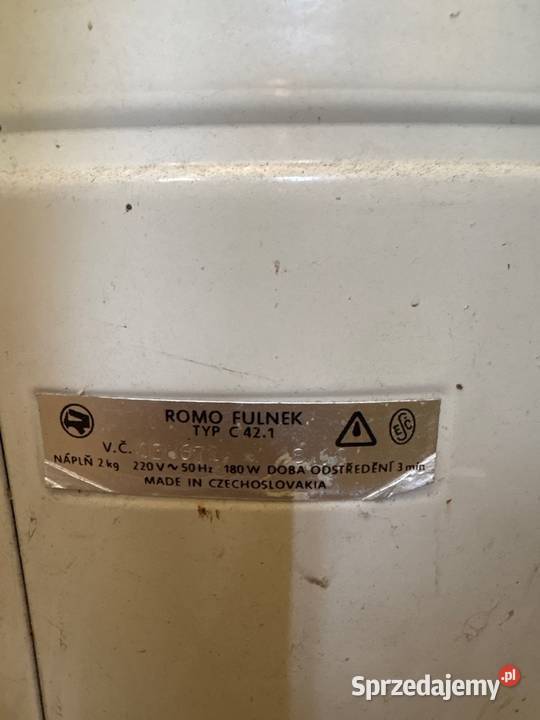 Romo Fulnek wirówka elektryczna Czechosłowacka wielkopolskie Poznań