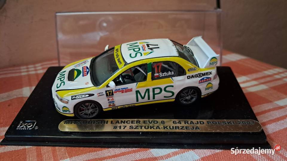 Sztuka Kurzeja Rajd Polski 2007 Mitsubishi evo 8 Rzeszów