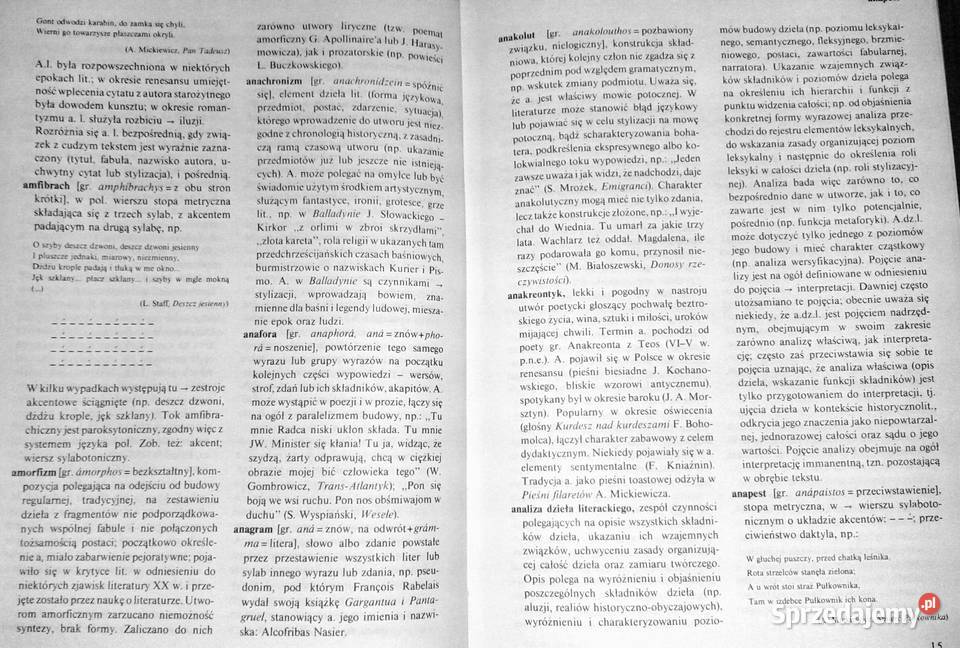 Terminy literackie Stanisław Jaworski lubelskie Chełm