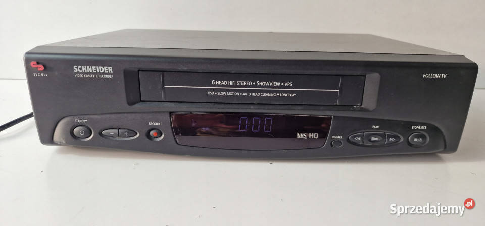 Schneider SVC 611 Video magnetowid VHS Magnetowidy Międzychód
