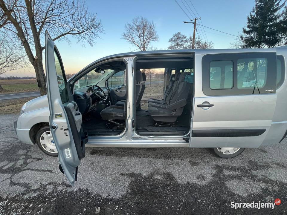 Fiat Scudo Long 9 osób 2x Klima 2x drzwi suwane Poddębice