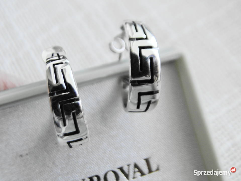 Fajne kolczyki srebro 925 solidne