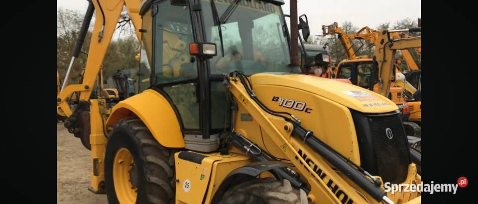 Koparko ładowarka holland b100c koparka 2014r Rok produkcji 2014 Kroczyce
