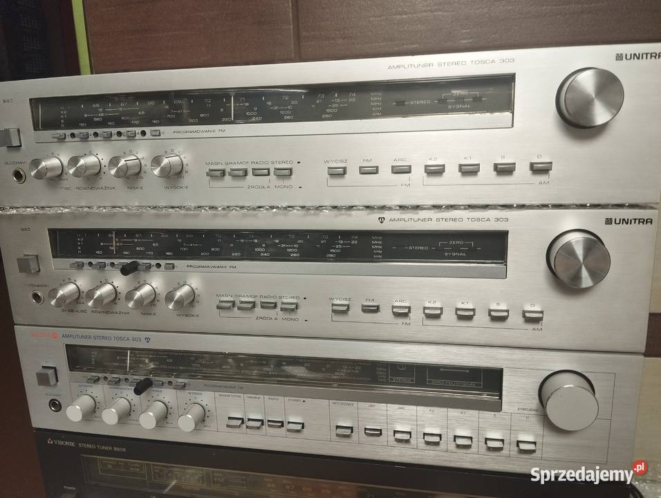 Amplituner Radio stereo Toscqa AWS 303 renowacji śląskie
