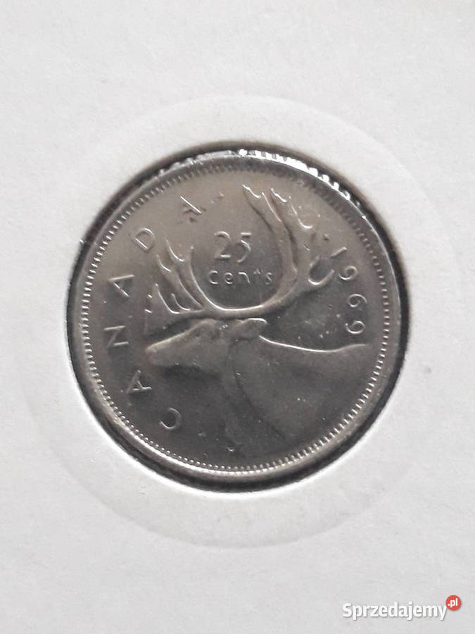 25 Centów Kanada 1969 r wielkopolskie Konin