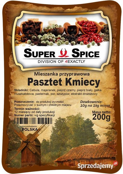 Mieszanka Przyprawowa SuperSpice Pasztet Kmiecy Białystok