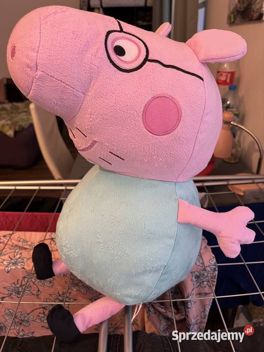 Duża świnka maskotka tata PEPA Ruda Śląska