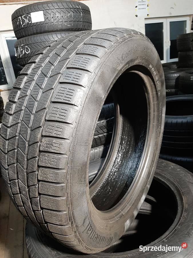 2x Opona UŻYWANA ZIMOWA 23555R18 CONTINENTAL 119 V do 240 km/h Zaścianki