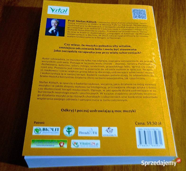 Uzdrawiająca moc muzyki naukowo udowodniony sprzedam