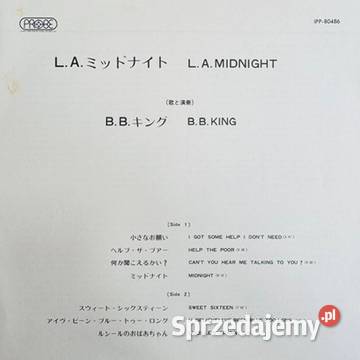BB King LA Midnight EXNM Japan Obi LP 1971 Probe Gdynia