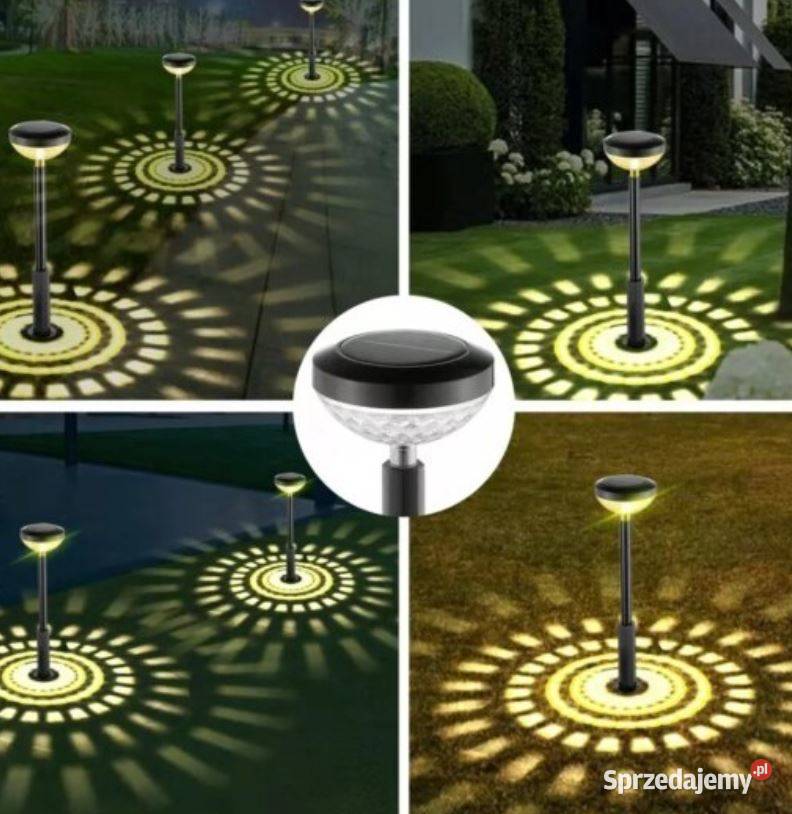 SOLAR GARDEN LIGHT LAMPA SOLARNA LED WBIJANA UFO Kraków