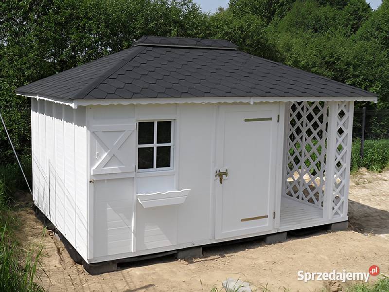 Drewutnia Mroczek 3x45m 4spadowy domek Drewutnie Parzymiechy