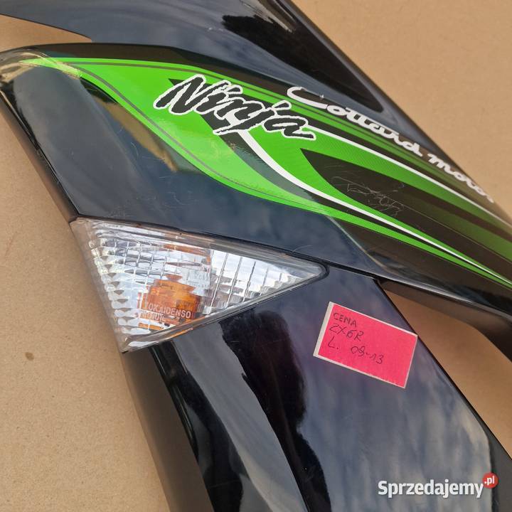 KAWASAKI ZX6R ZX 6R 0912 BOCZEK OWIEWKA BOK Bieleń