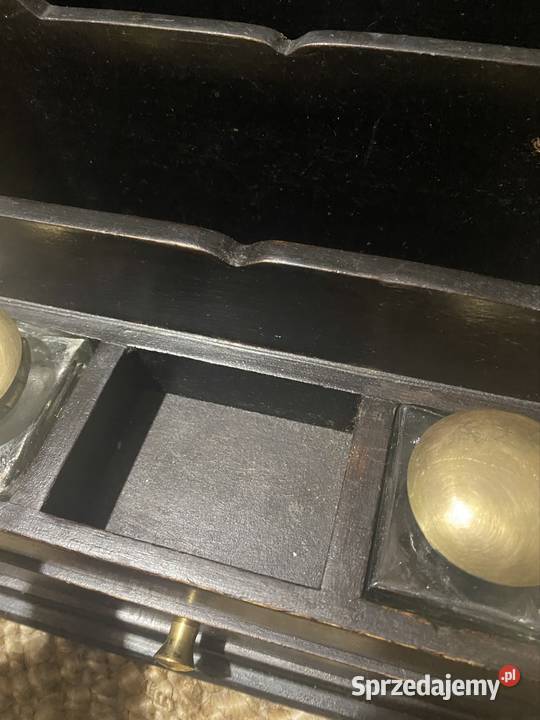 Organizer gazetnik drewniany indyjski stary Gorlice