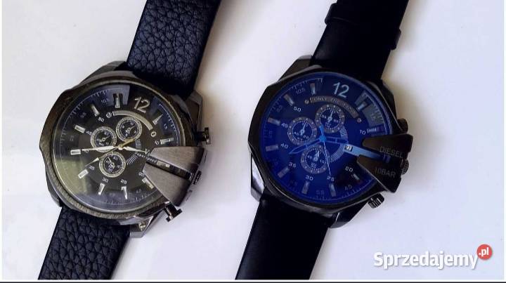 Sportowy DUŻY Zegarek Męski Mega Big Chief Pasek Łódź