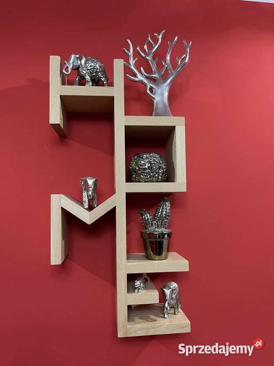 Półka drewniana wisząca HOME Design KOLORY Dębica