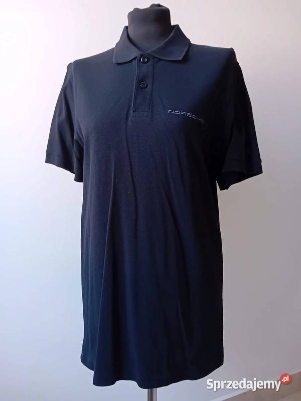 Koszulka bluzka Polo męska czarna Porsche Kielce