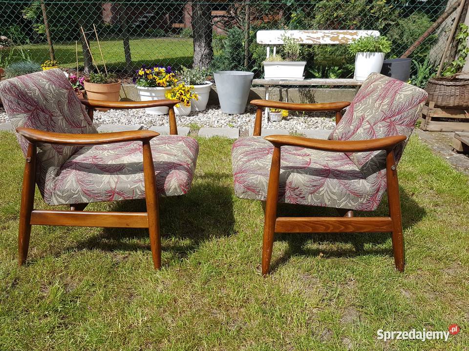 Fotel z okresu PRL model Kędziorek model GFM87 zachodniopomorskie Szczecin