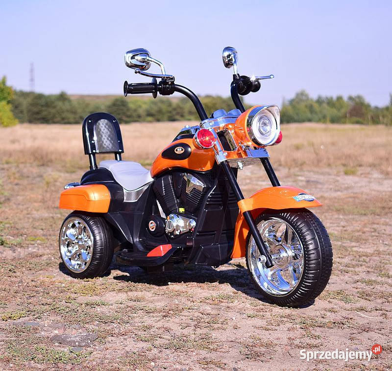 BAWIBUS motor motorek CHOPPER Z OPARCIEM na
