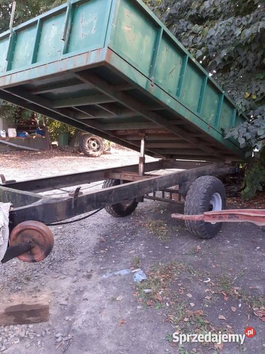 Przyczepa wywrotka jednoosiowa Bzowiec sprzedam