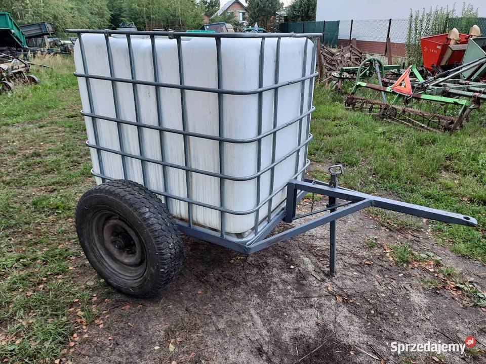 Mauzer 1000 l z przyczepką zbiornik na wodę Bucze