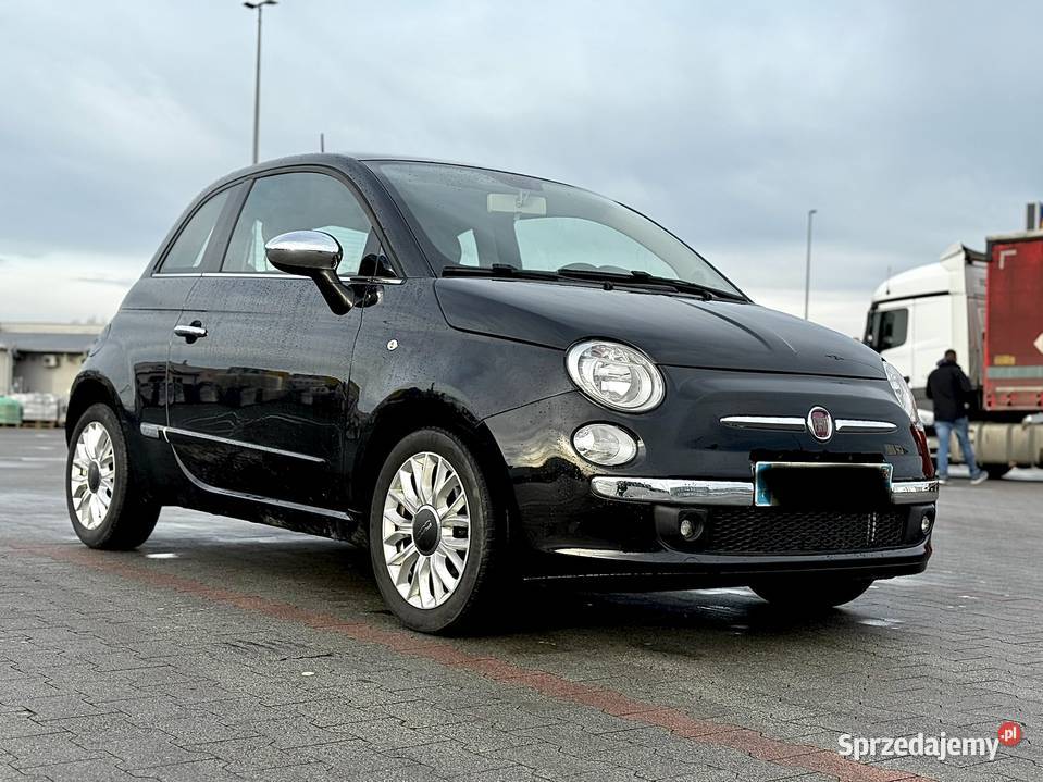 Fiat 500 12 69 szklany dach klima alufelgi gniazdo AUX