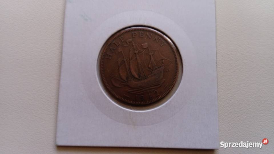 Moneta 1/2 penca 1942 r.