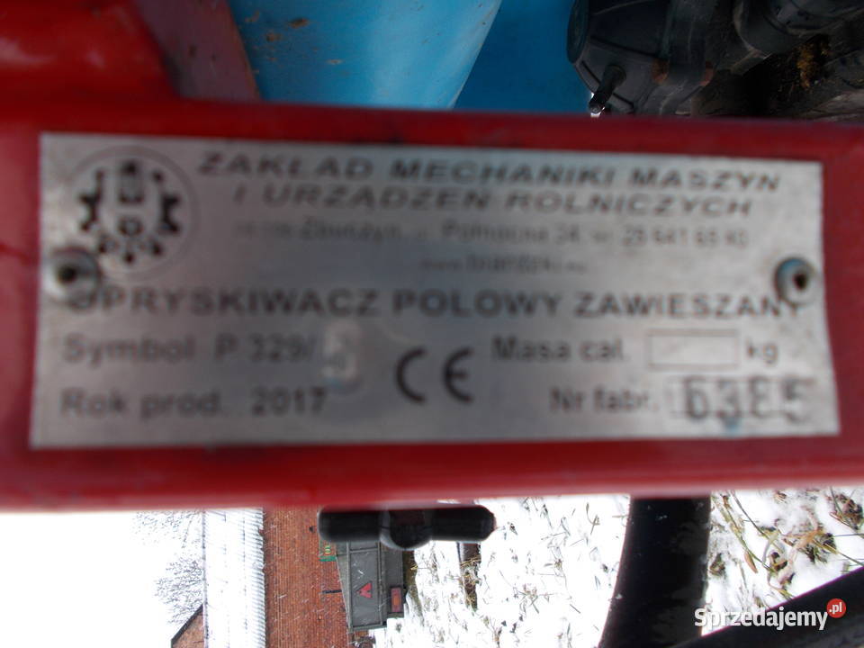 Opryskiwacz 600 l belka 15m Biardzki P3295 DURO opolskie Brzeg