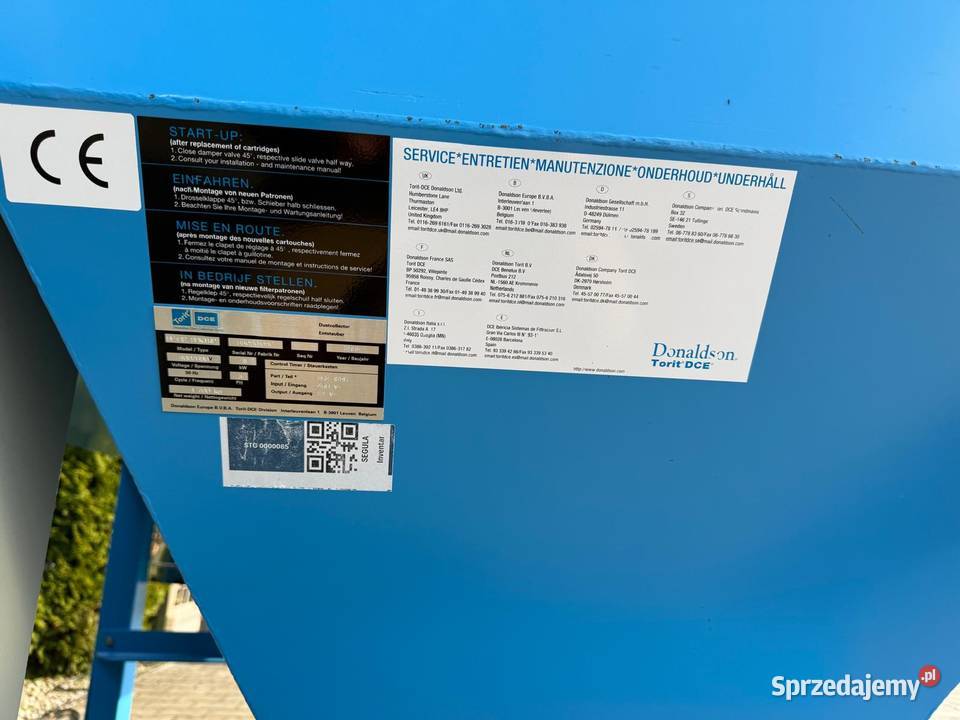 Odciąg pyłu wyciąg dymu spawalniczego Donaldson Zdziechowice