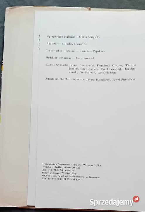 Album W krainie Żeromskiego WAiF 1975 r Wydanie Koźminek