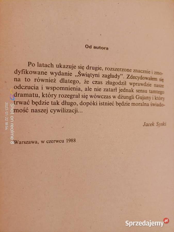 Świątynia zagłady Syski książki najtańsze okaz Proza i poezja Warszawa