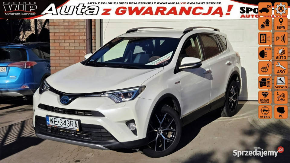 Toyota RAV4 25 HYBRIDPRESTIGE Salon I WŁ aluminiowe felgi Aleksandrów Łódzki