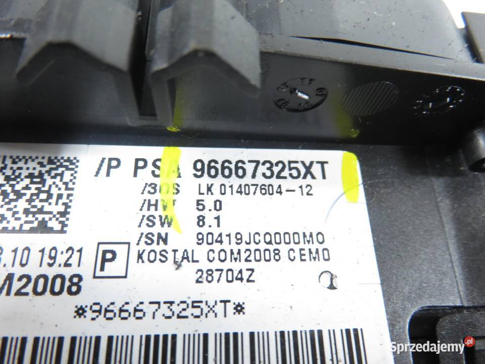 PRZEŁĄCZNIK ZESPOLONY CITROEN C3 II SC Panele sterowania, przełączniki