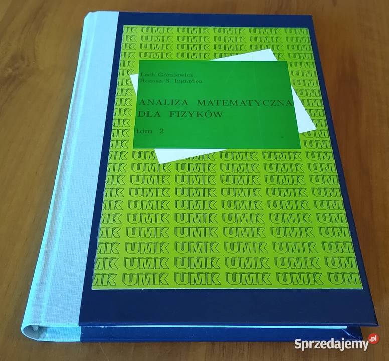 Analiza matematyczna fizyków 2 Lech Górniewicz Gdańsk sprzedam