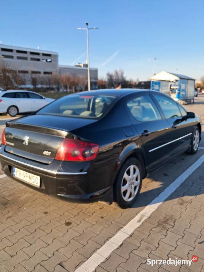 Peugeot 407 16 hdi 2008 stan komplet opon diesel Kraków