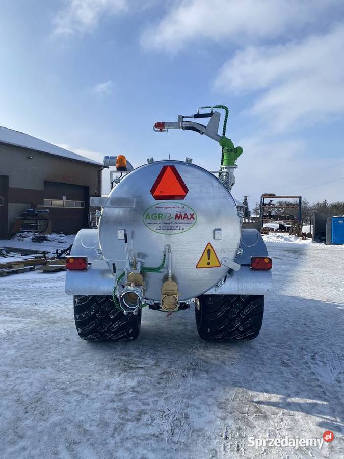 Wóz asenizacyjny 7000L wersja Górska z działkiem nieuszkodzony Pozostałe sprzedam
