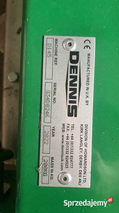 Kosiarka wrzecionowa Dennis G34D G860 Deere Wrocław