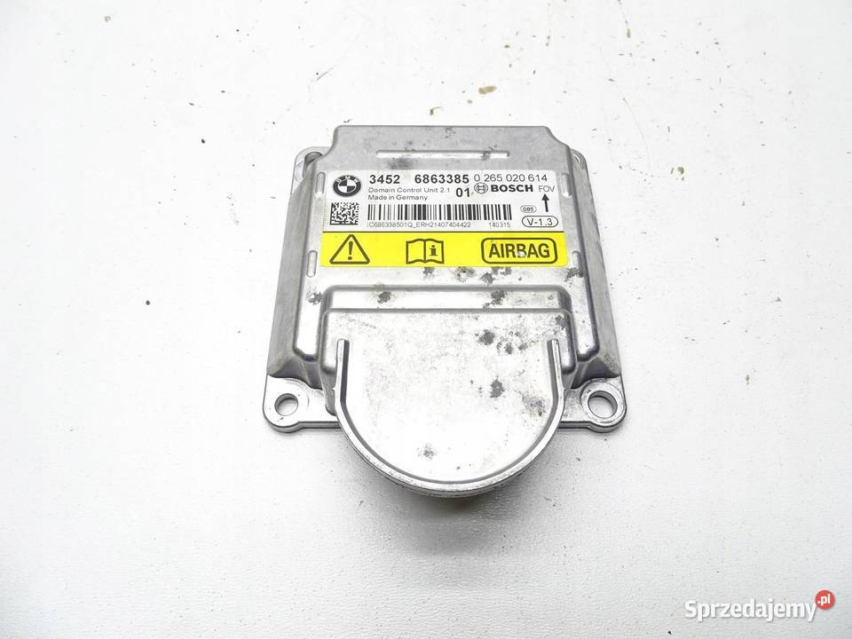 MODUŁ STEROWNIK SESNOR AIRBAG BMW F20 F21 F30
