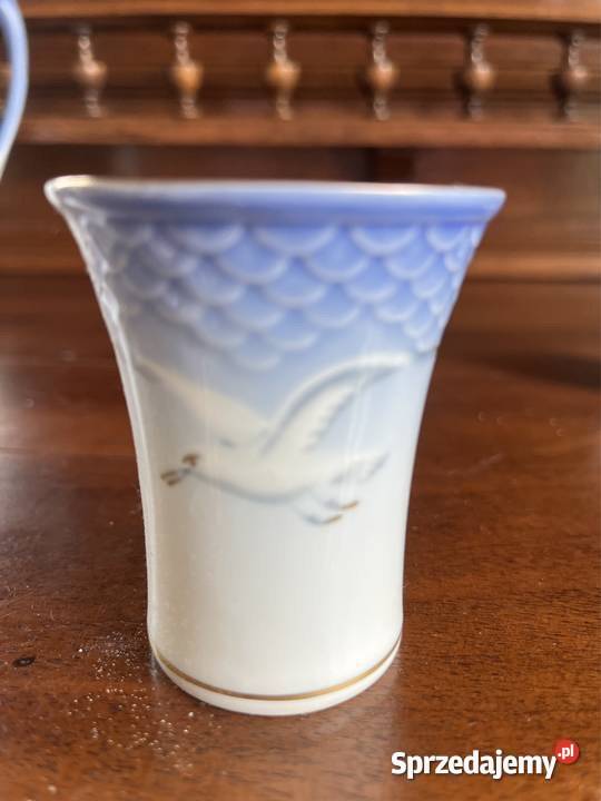 Pojemnik na wykałaczki Royal Copenhagen Złota Porcelana i szkło pomorskie Gdańsk