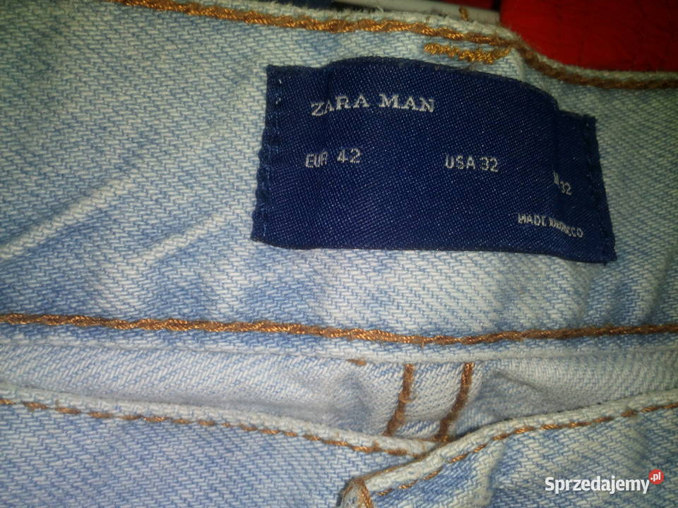 Spodnie jeans Zara Man rozmiar 42 mazowieckie Warszawa
