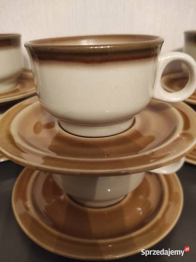Filiżanki Dana porcelit Pruszków Warpechy Stare
