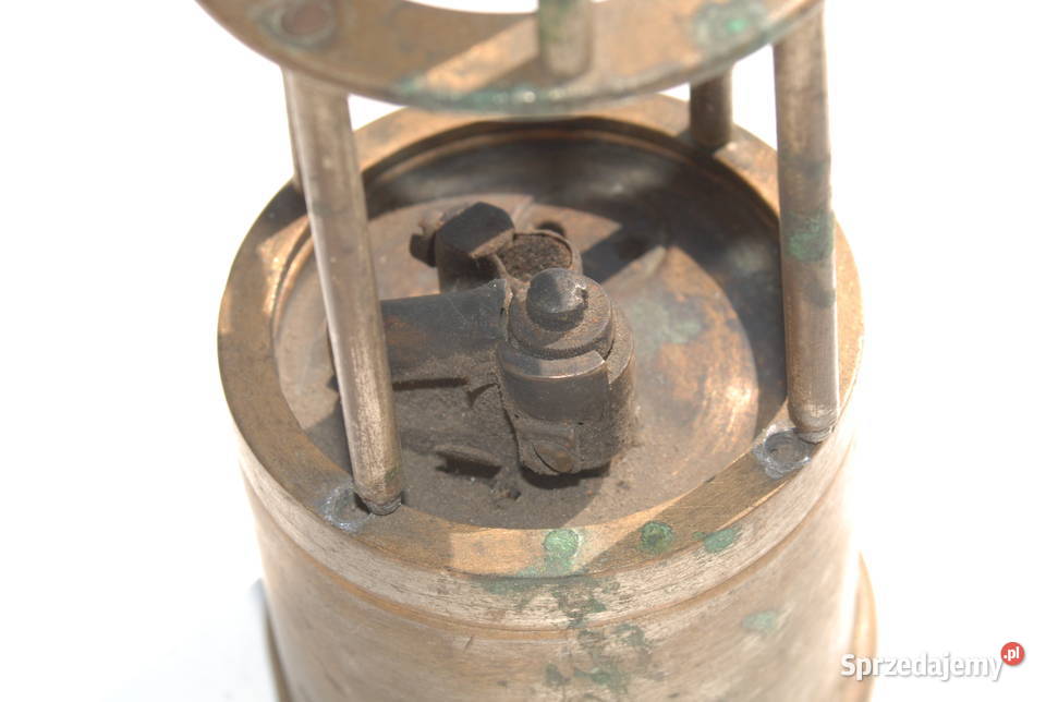 Stara lampa górnicza benzynowa Czechosłowacja Kolekcje Cieszyn
